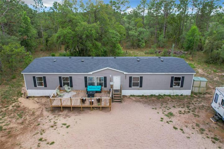 Aerial of Home and Deck