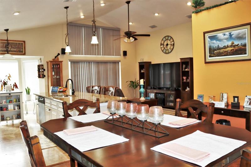 Dining Open Floor Plan