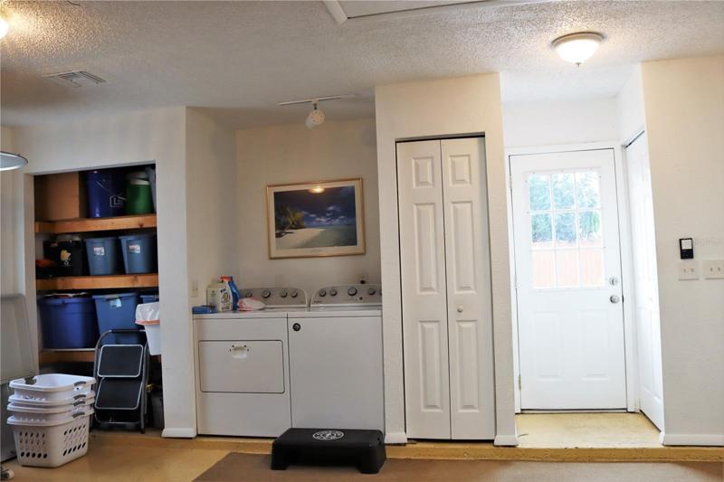 laundry in Garage