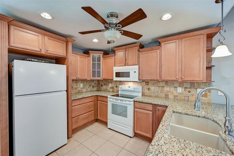 7202 Peacock Lane Kitchen-Newer Appliances, Granite Counters and Tiled Backsplash