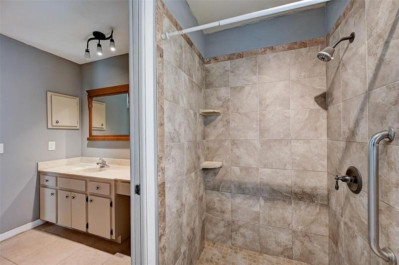 7202 Peacock Lane Master Bathroom with Tile Shower