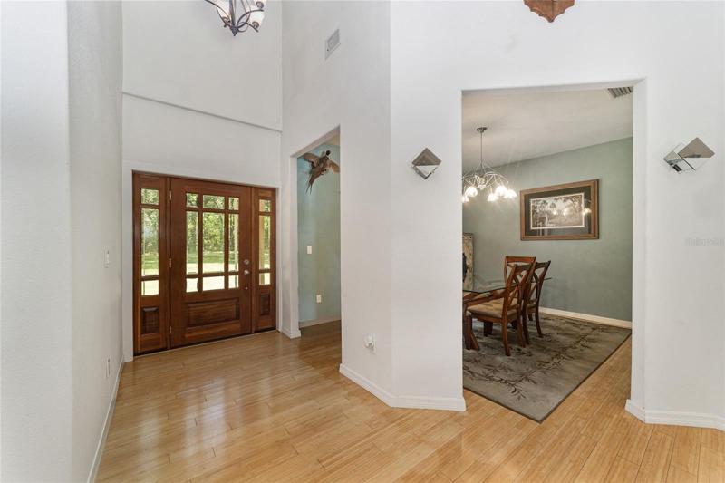 Bamboo wood flooring