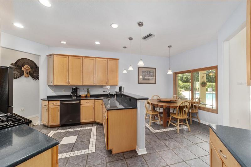 Tile floors,