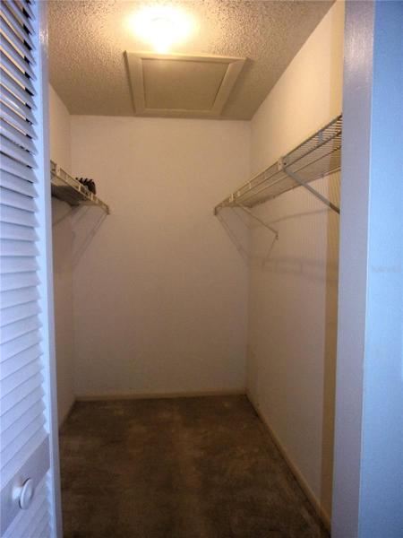 Large walk in closet