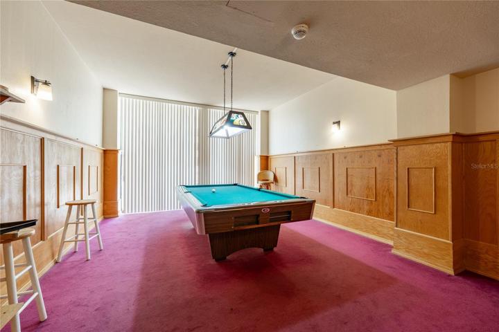 Billiard room