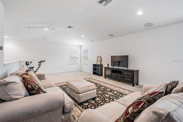 Surround sound upstairs too!