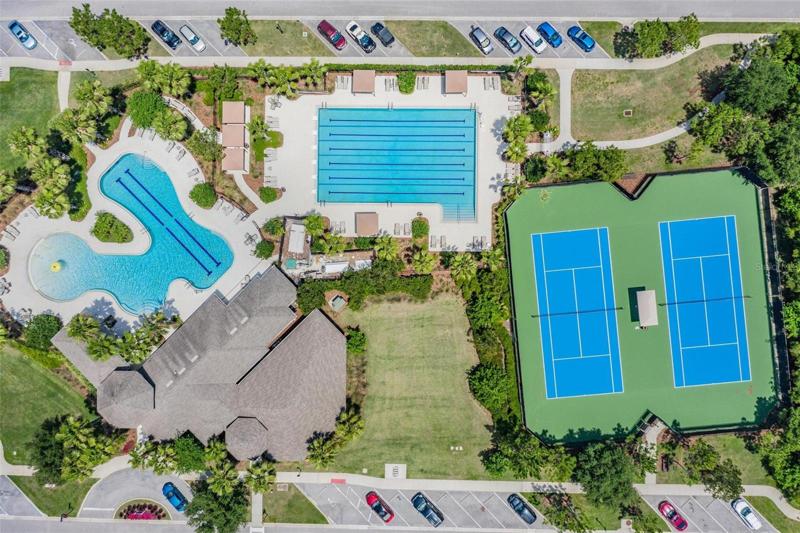 birds eye view of watergrass club