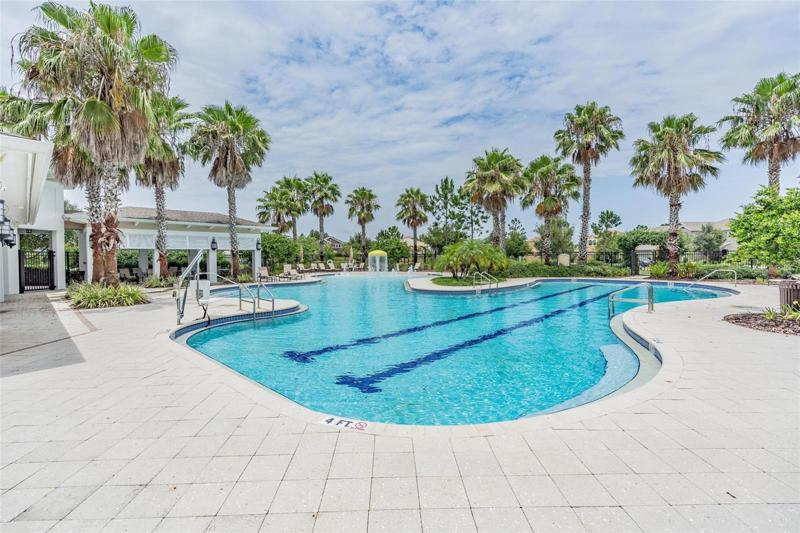 resort style pool