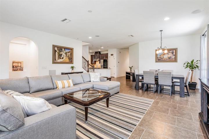 Light & bright with plenty of space for a super sized sectional!