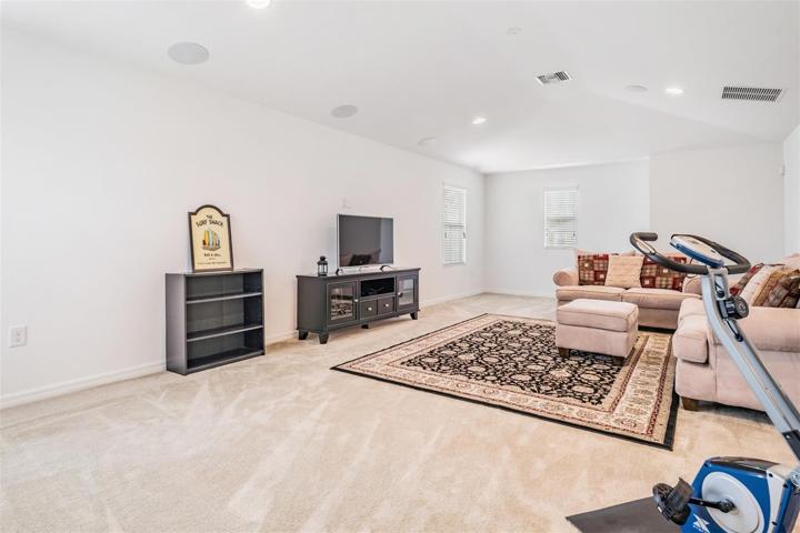 Extra large bonus room upstairs