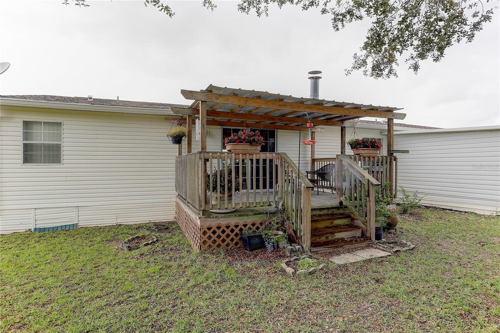 Back of House Covered Porch