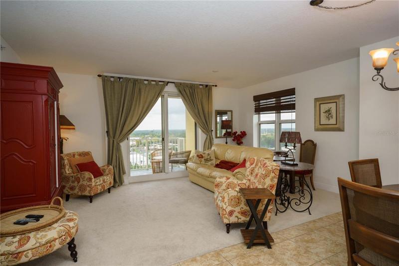 Living room with extra window!