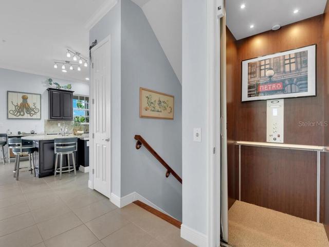 Private Elevator Servicing All 3 Floors