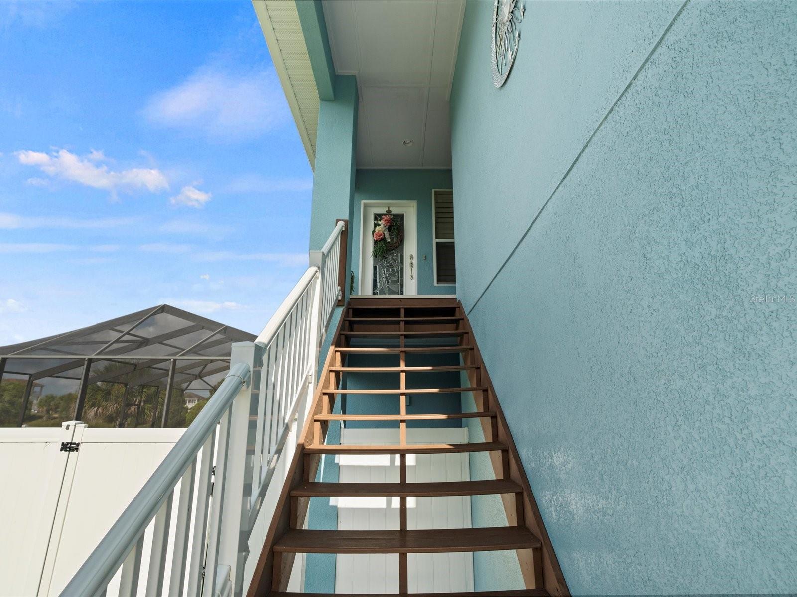 Stairs to Main Entrance