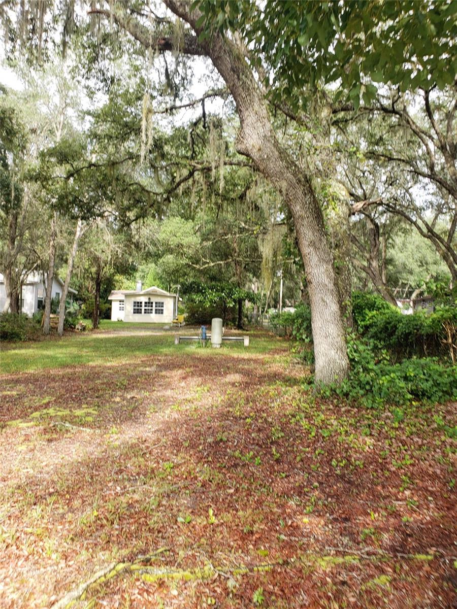 Rear of property