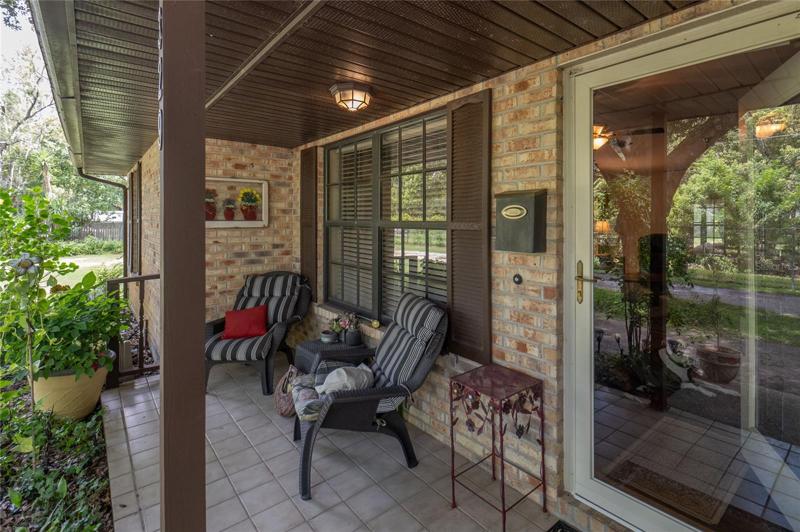 Cozy front porch
