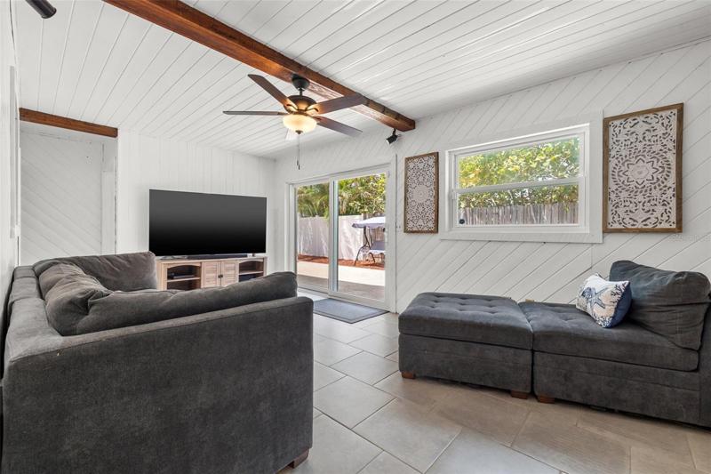 Florida Room with rustic beach feel!
