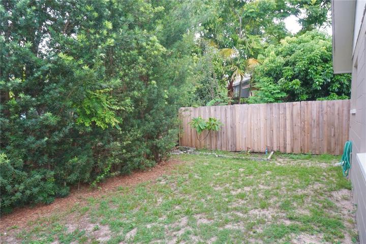 Rear yard