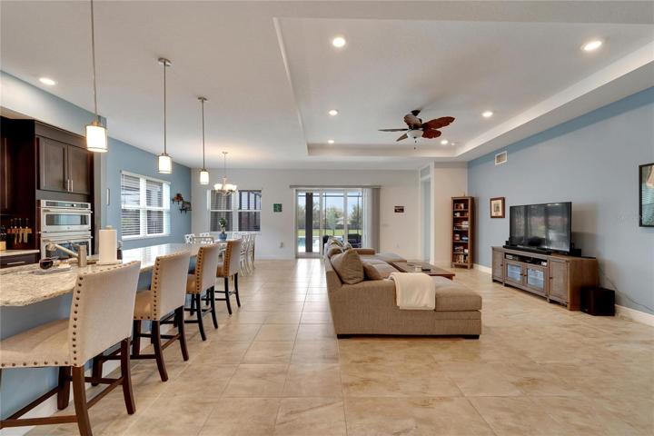 Overview of the living area