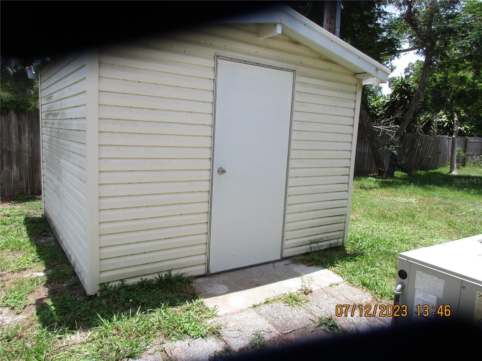 SHED ENTRY