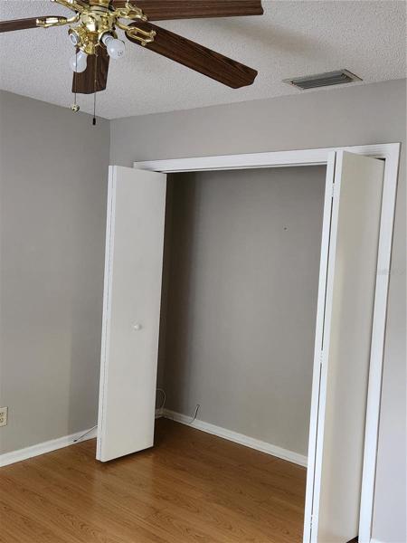 Downstairs closet