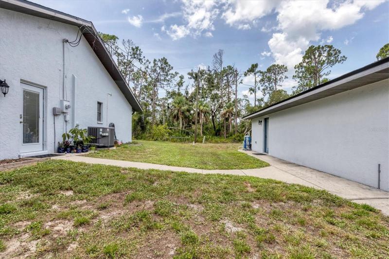 WALKWAY FROM HOME TO DETACHED GARAGE