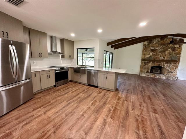Newly remodeled kitchen