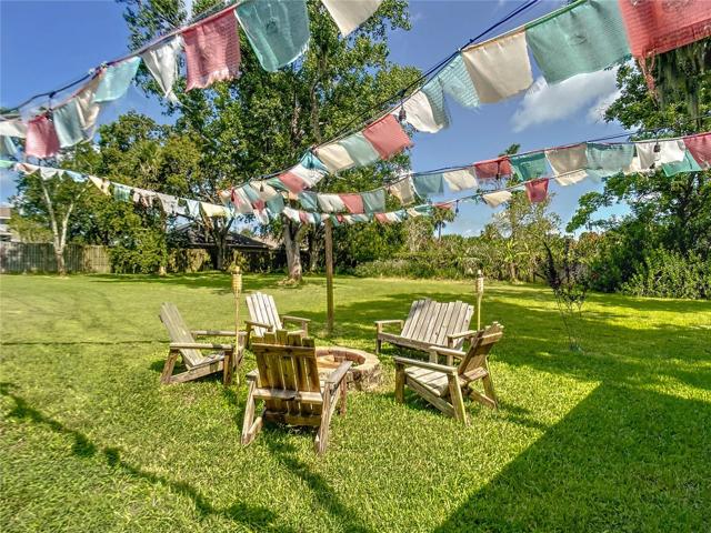Fire pit area