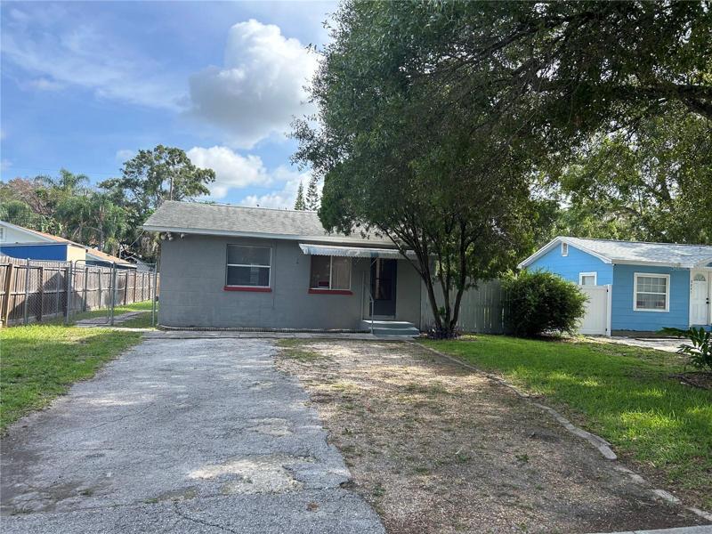 Block home, double driveway