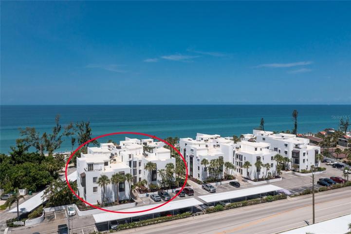 The A3 Building with the Gulf of Mexico in the background