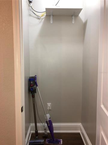 large laundry closet