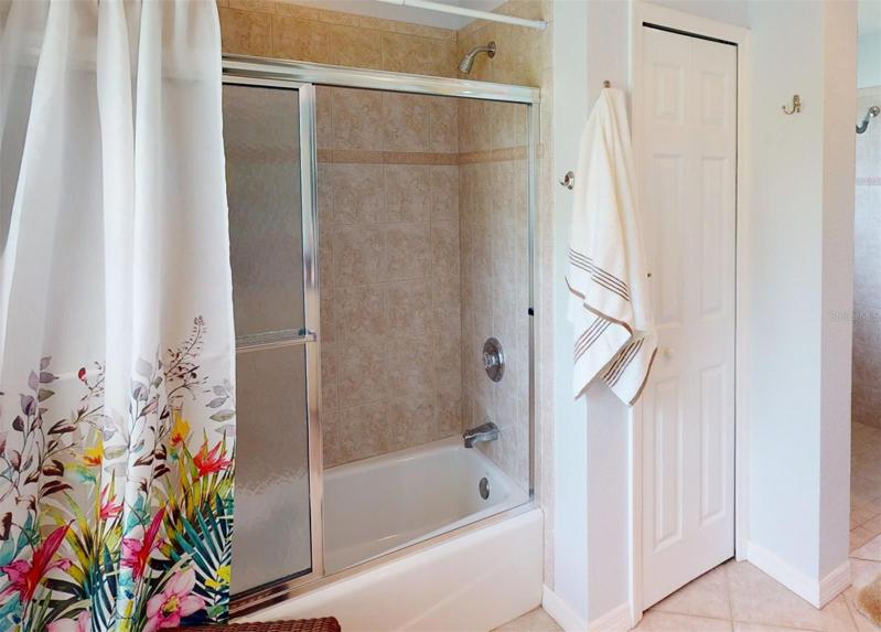 Master bedroom 2nd shower with tub