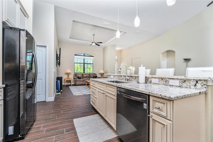 Open concept kitchen