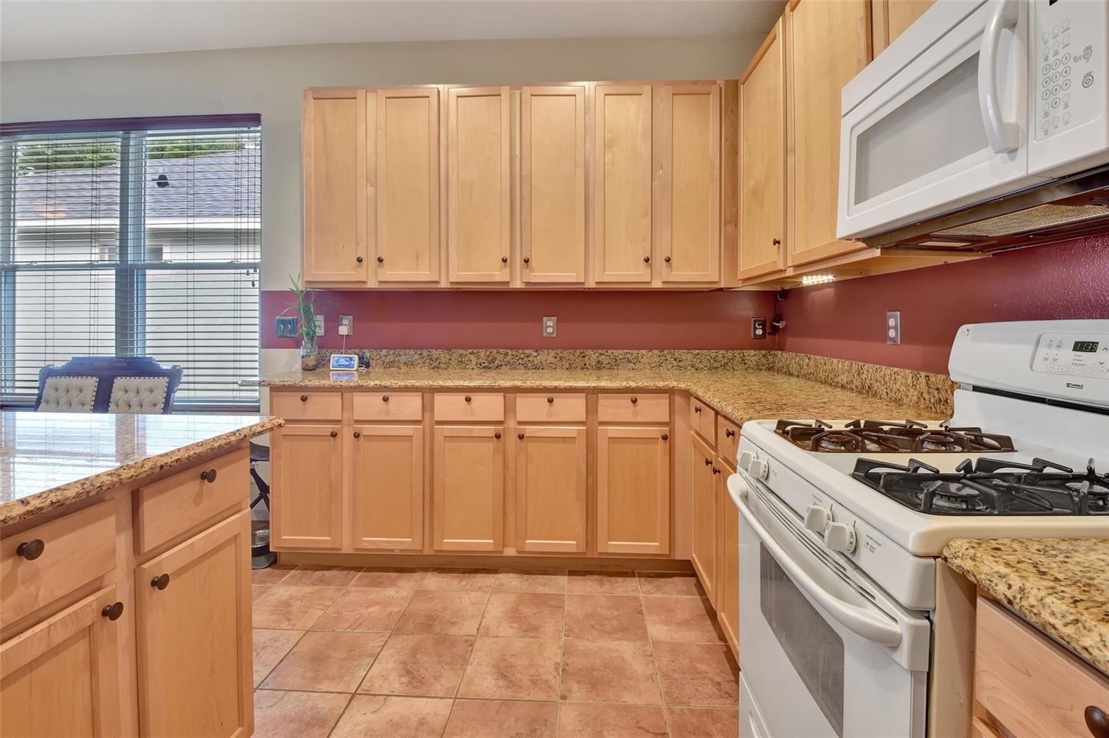 Loads of cabinets and counter space