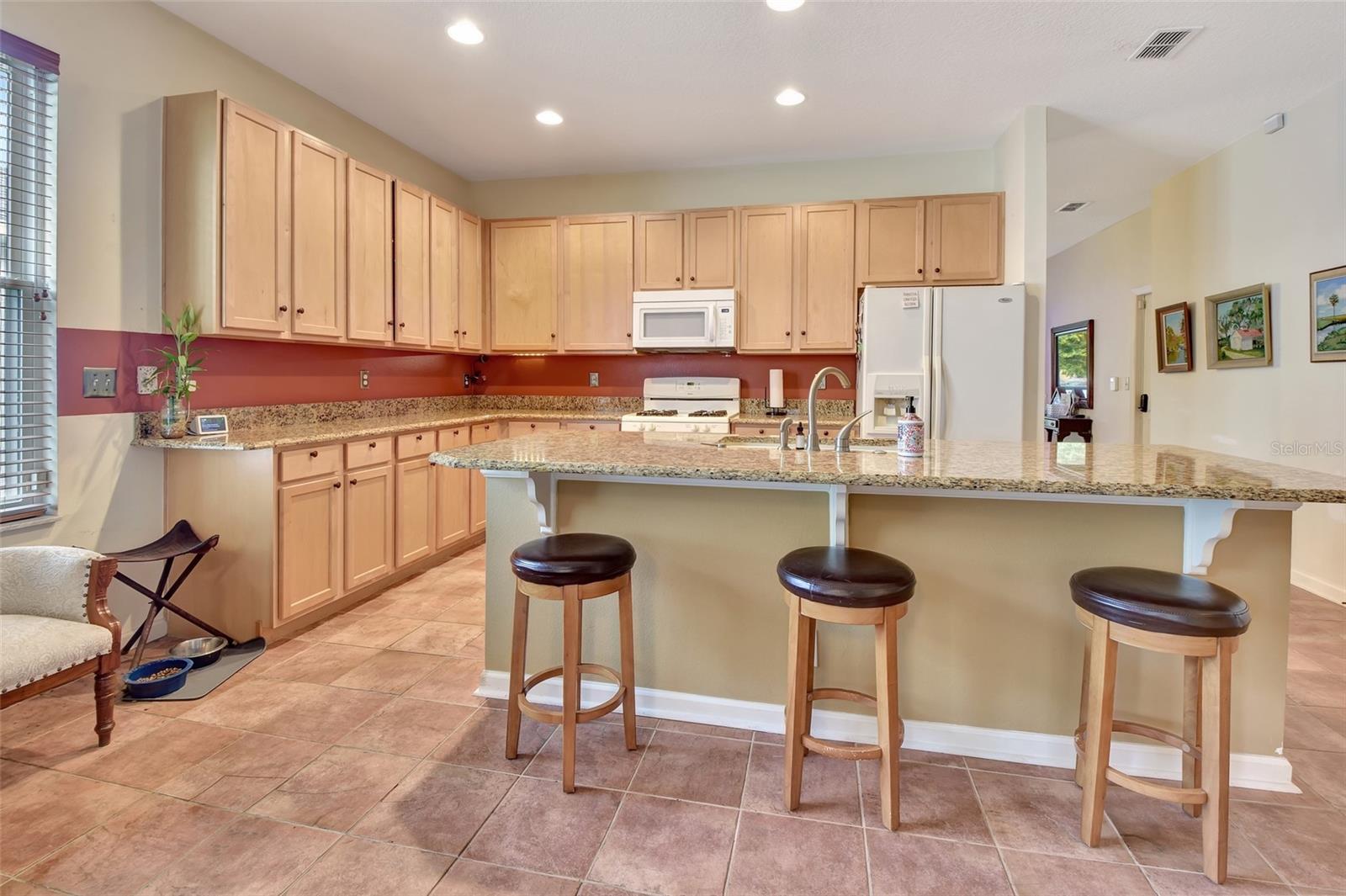 Kitchen with Granite Counters