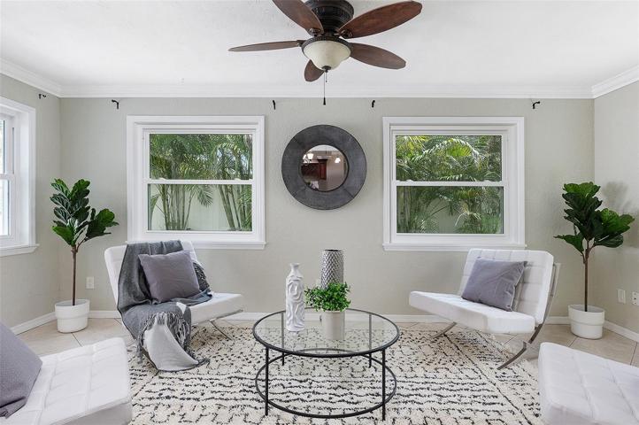 Sun Room Conversation Area