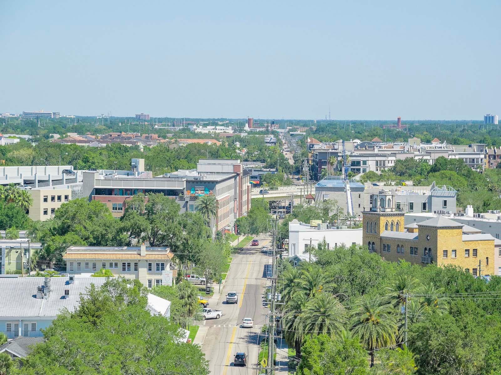 The community pool overlooks Bayshore Blvd. &amp; Hillsborough Bay.