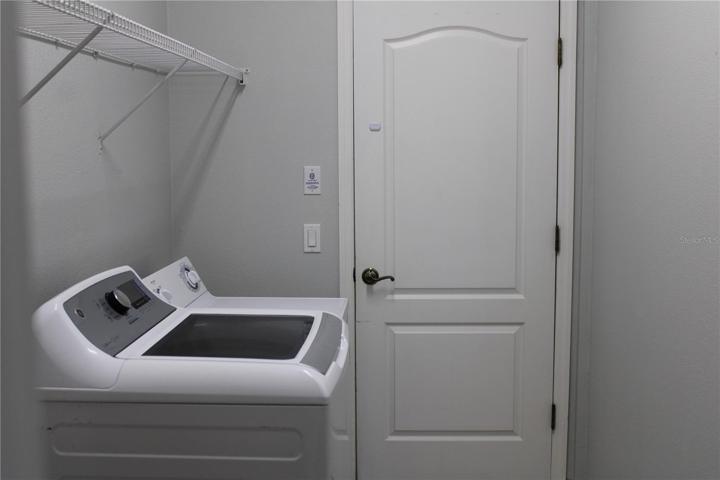 Inside utility room