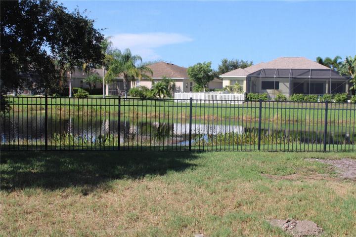 Fenced in back yard