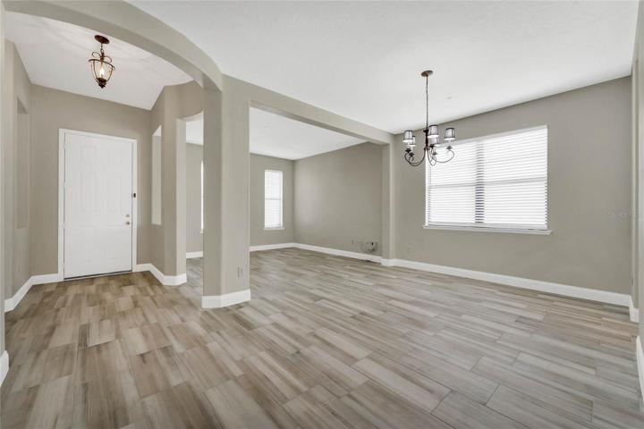 Foyer/Living Room/Dining Room