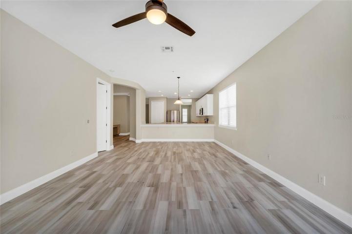 From Family Room to Eating Area