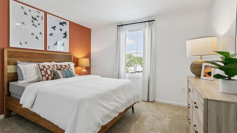 Photo of a model home.