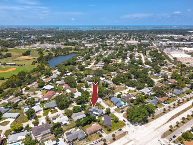 Aerial View Showcasing Distance to Tyrone Shopping