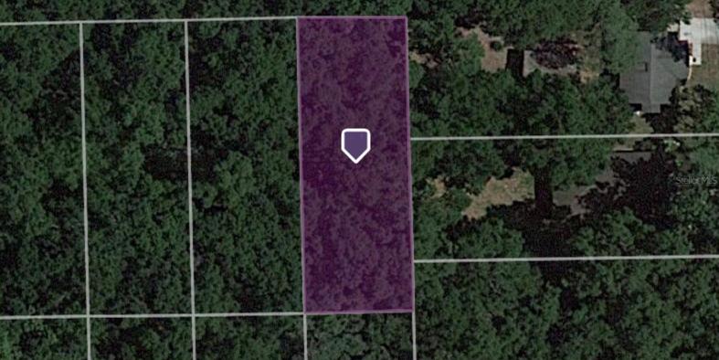 Overhead view of property lines