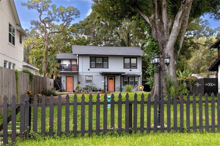 This property sits back on a deep 127' fully fenced in lot