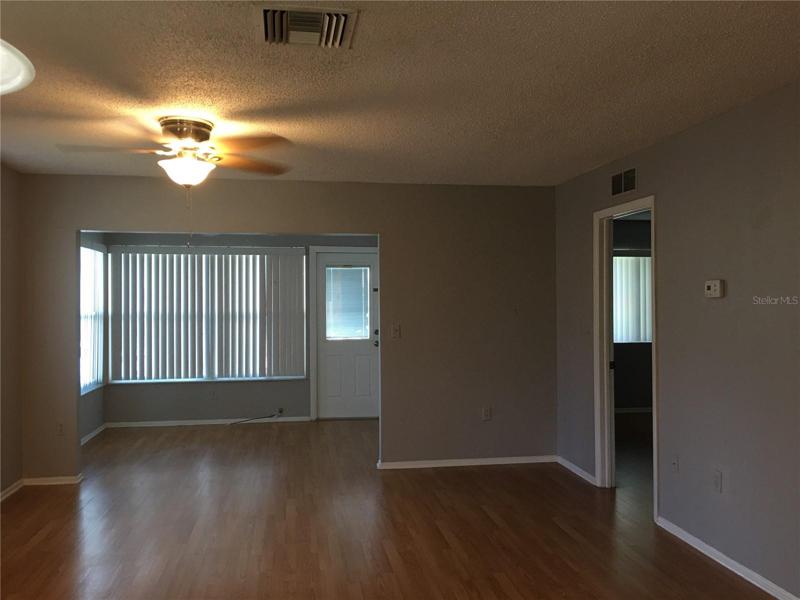 Living Dining room access to master bedroom