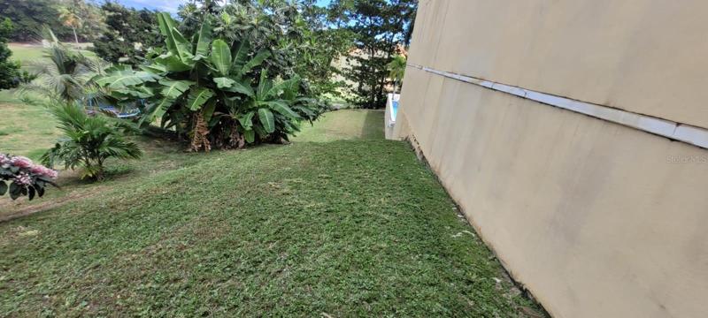 Easement next to the property gives you more privacy