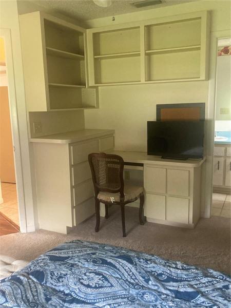 Bedroom with built-ins