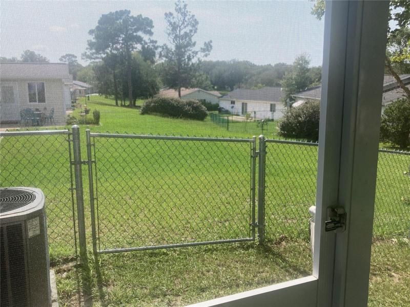 Fenced Yard