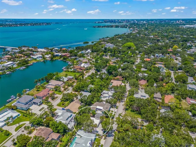 Close to Siesta Key, looking north toward Downtown Sarasota